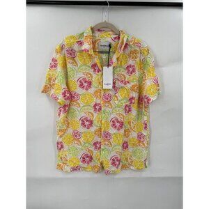 NEW Goodiefellow Fruit Print Summer Pool Side Vacation Standard Fit Medium Top
